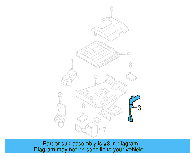 Crankshaft Position Sensor 038-957-147-F - View 7