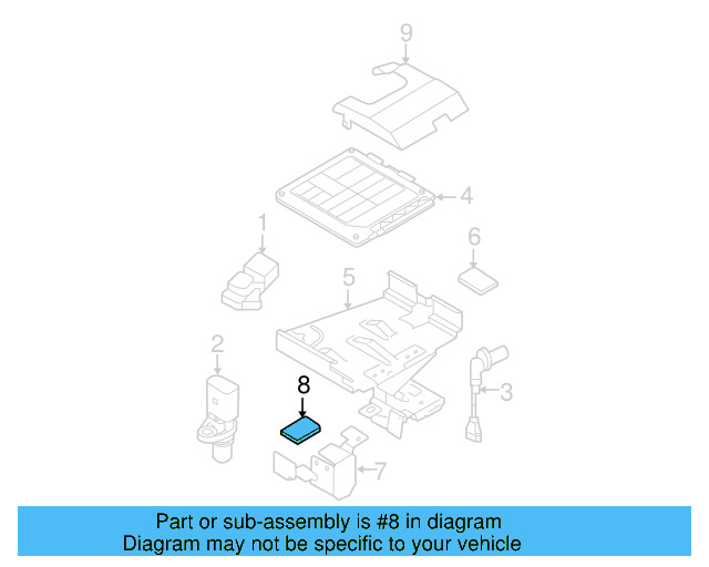 Mount Bracket Retainer 5N0-971-739 - View 48