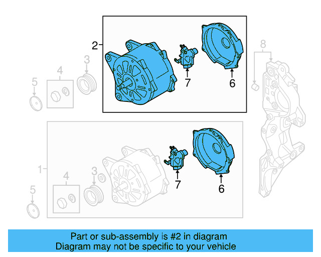 Alternator 03L-903-023-RX - View 5