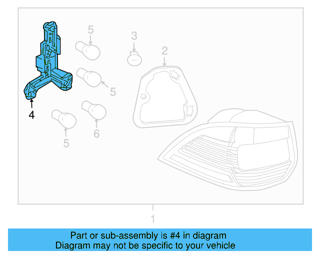 Tail Light Socket 1K9-945-258 - View 9