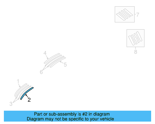 Hood Stripe 5C5-853-151-R-LX4 - View 4