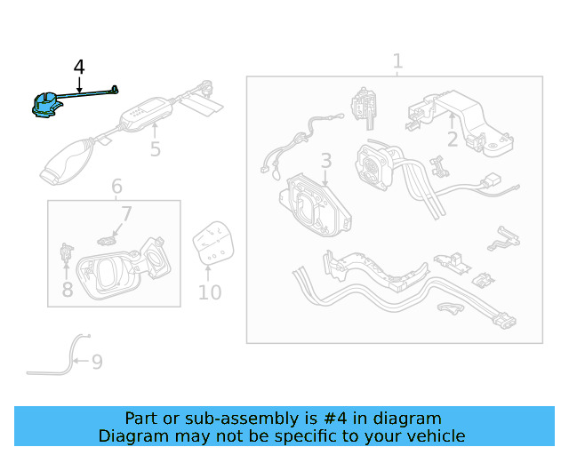 Charging Port Cover 11A-971-393-E - View 3