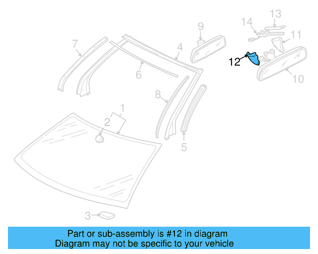 Side Cover 1K0-858-547-9B9 - View 9