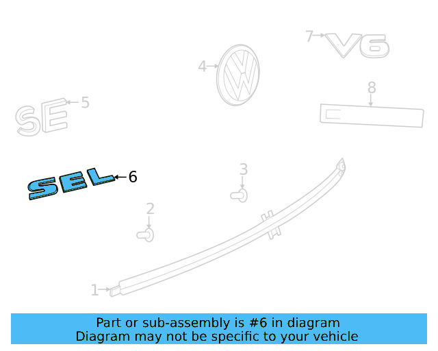Emblem 3CM-853-630-DPJ - View 16