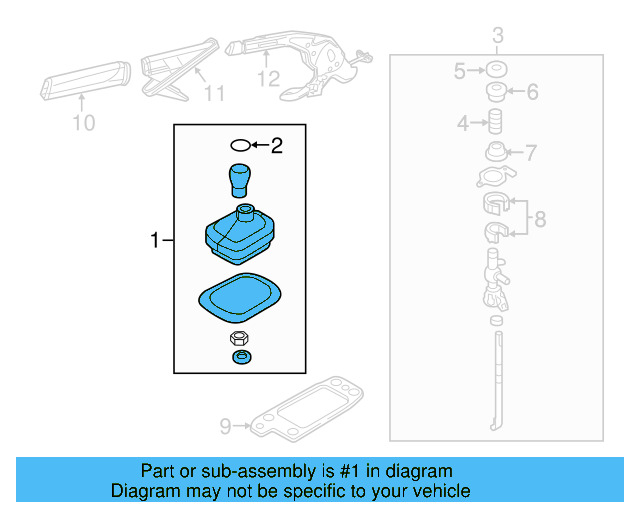 Shift Knob 5C0-711-113-UZC