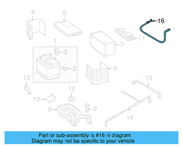 Ground Cable 1K0-971-250-L - View 41