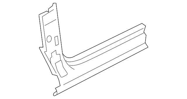 Outer Hinge Pillar 1Q0-809-836 - View 2