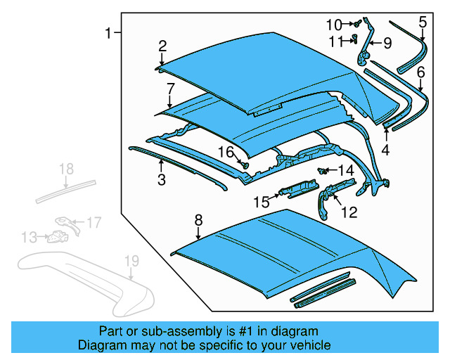 Top Assembly 1EM-871-022-E-JLD - View 3