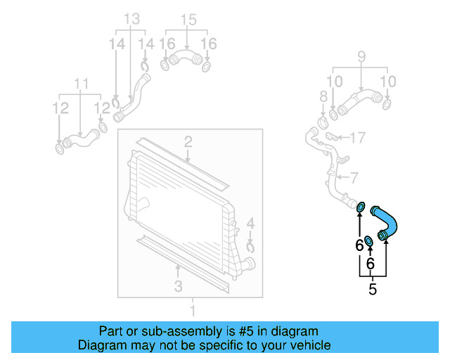 Pressure Hose 1J0-145-838-T - View 15