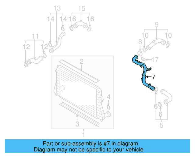 Air Pipe 3C0-145-840-H - View 5