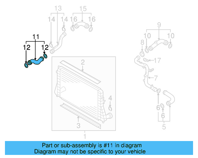 Pressure Pipe 3C0-145-834-M - View 6