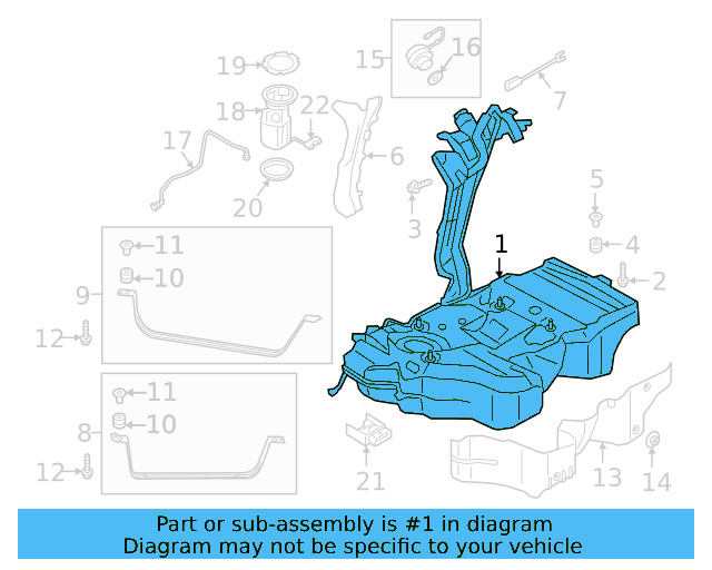 Fuel Tank 3Q0-201-055-F - View 4