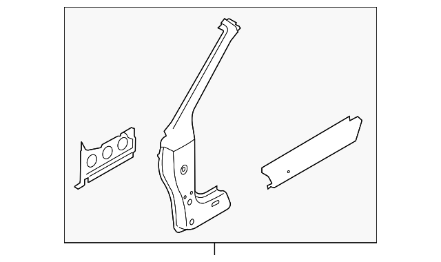 Inner Hinge Pillar 1Q0-809-422