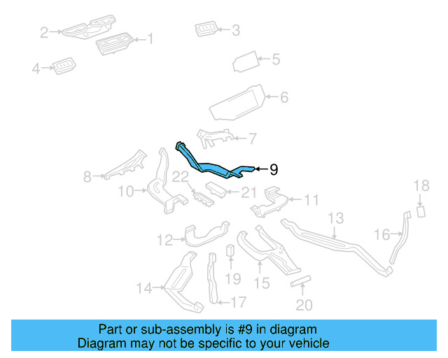 Floor Duct 3QF-819-806