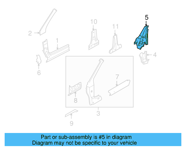 Upper Reinforced 1Q0802124A - View 3