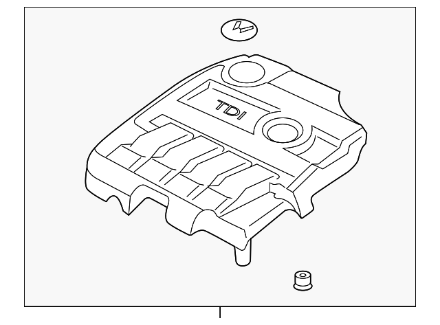Engine Cover 03L-103-925-AM - View 3