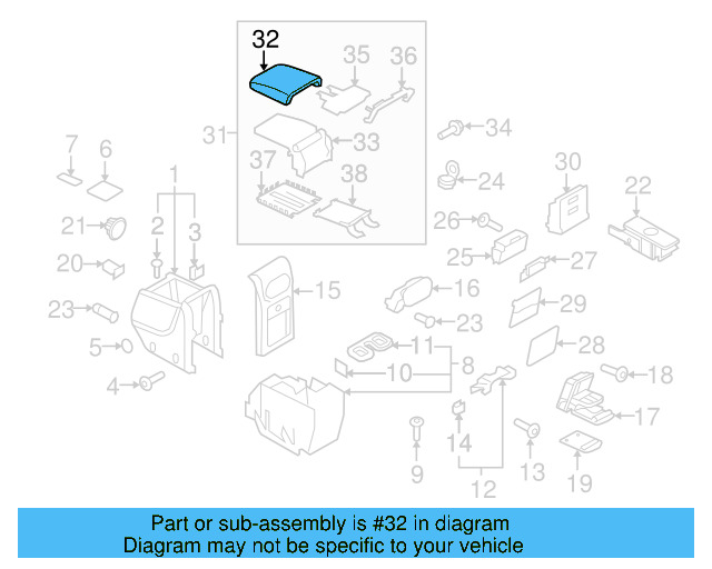Upper Cover 5M0-864-249-9B9 - View 4