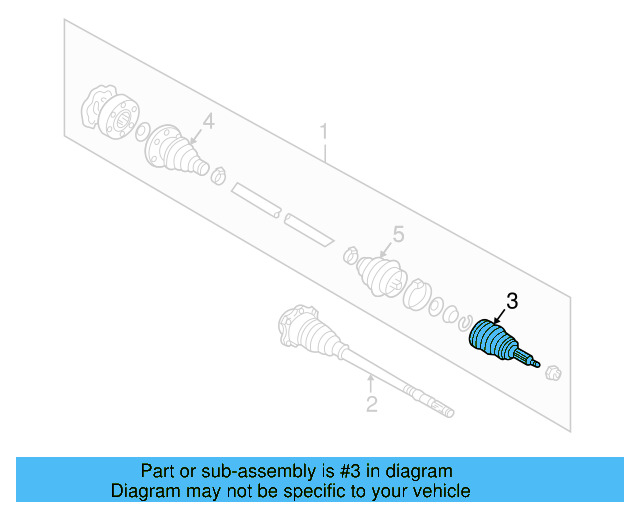 Cv Joint Kit 8N0-498-099-X