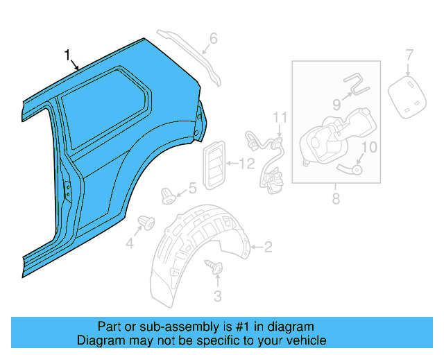 Quarter Panel 5G3-809-844 - View 7