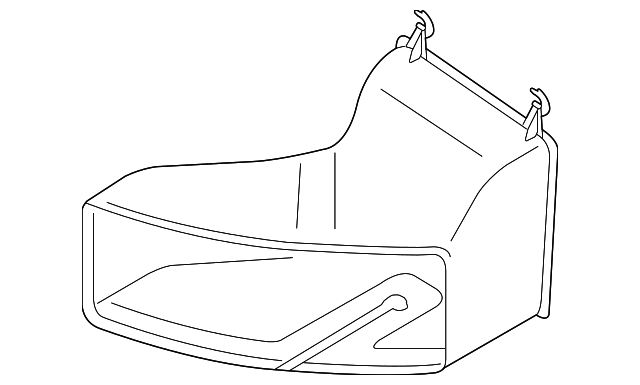 Air Duct 1K0-121-333-A - View 2