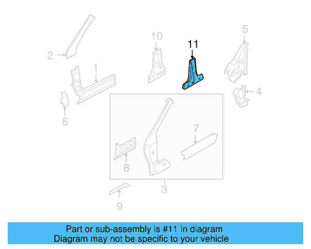 Lock Pillar 1Q0-809-219 - View 4