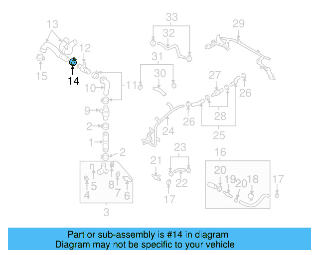 Connector Hose 3C0-121-049-H