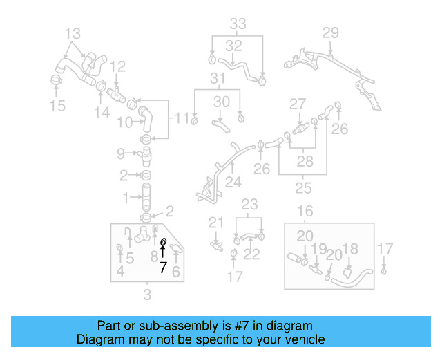 Radiator Coolant Hose 3C0-121-049-J - View 31