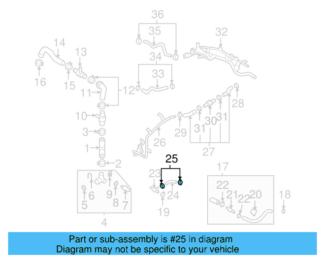 Overflow Hose Clamp N-906-867-01 - View 221
