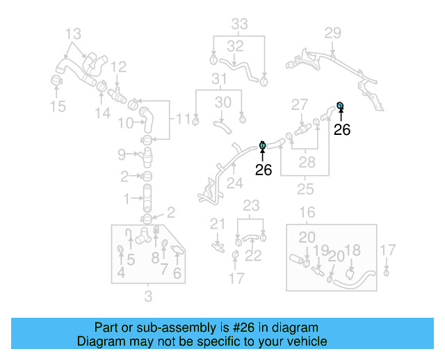 Reservoir Hose Clamp N-906-869-02 - View 94