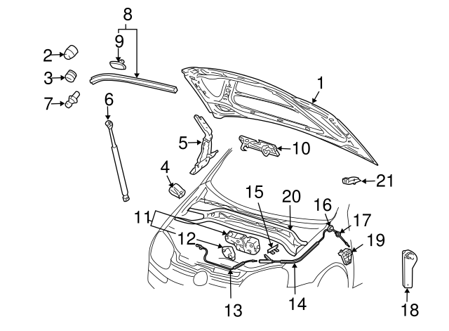 Safety Catch 1Q0-823-480 - View 3