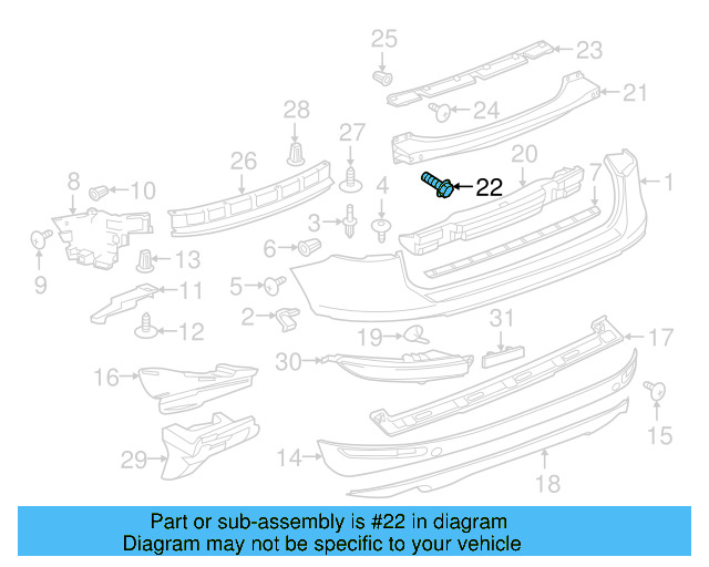 Impact Bar Bolt N-911-038-02 - View 11