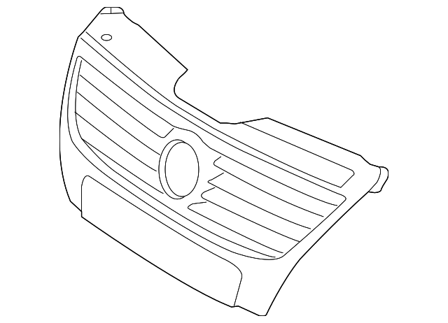 Grille (Unpainted) 3c8853651pgru - View 2