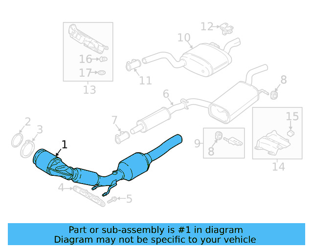 Catalytic Converter 561-254-501 - View 4