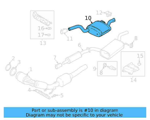 Muffler & Pipe 561-253-409-T - View 5