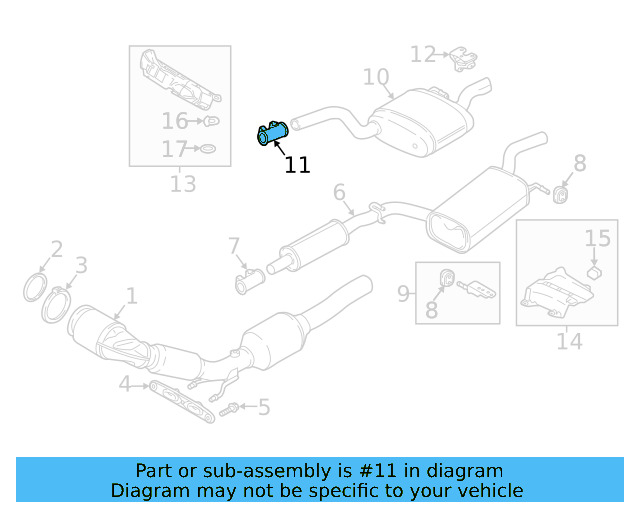 Muffler & Pipe Clamp 1K0-253-141-T - View 64