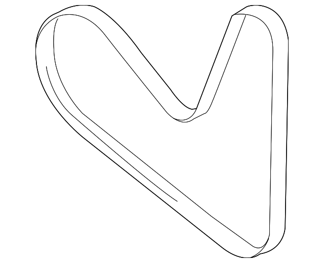 Serpentine Belt 06K-260-849-A - View 2