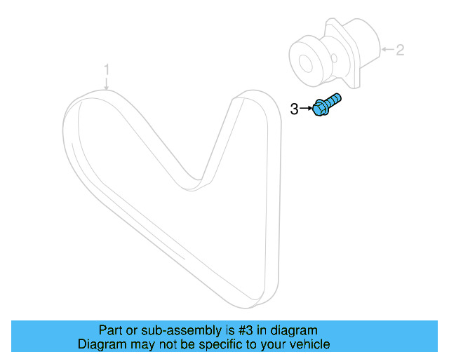 Belt Tensioner Bolt N-107-663-01 - View 34