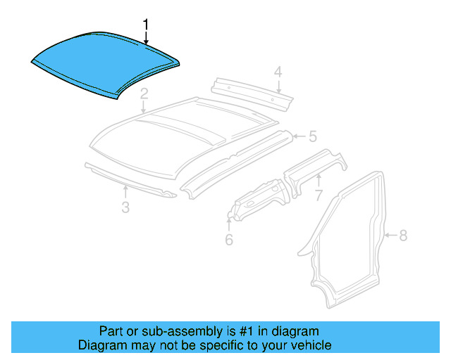 Roof 721-817-021-J - View 3
