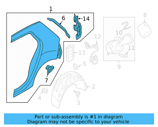 Quarter Panel 5G4-809-843 - View 7