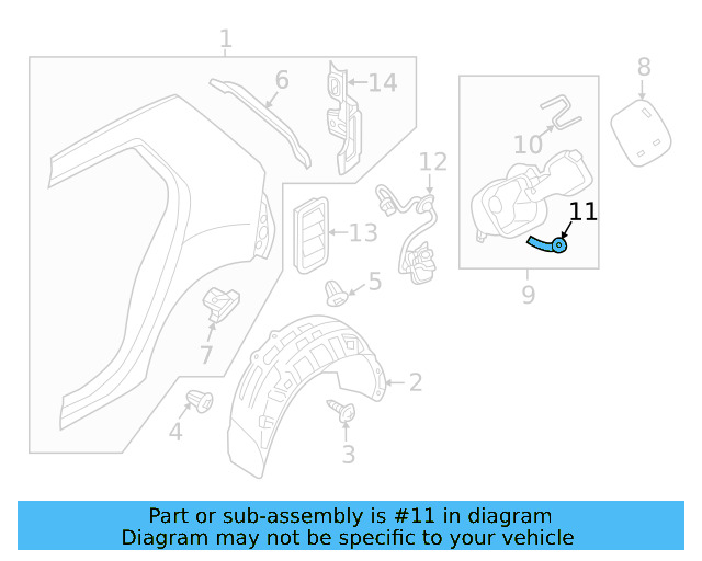 Drain Hose 3AA-809-937 - View 21
