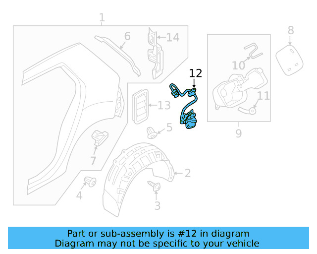 Lock Actuator 5C6-810-773-K - View 6