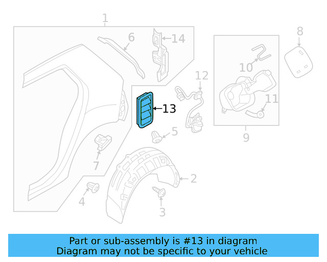 Pressure Vent 7N0-819-465-F - View 14