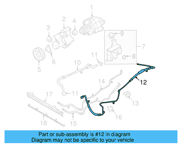 Reservoir Hose Clamp N-906-869-02 - View 364