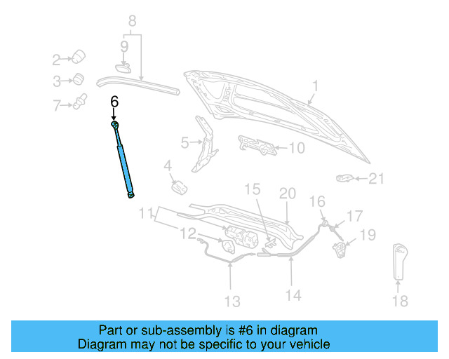 Support Cylinder 1Q0-823-359 - View 5