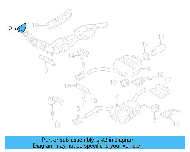 Converter & Pipe Gasket 3C0-253-115 - View 24