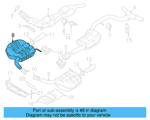 Resonator & Pipe 3C0-253-609-CG - View 7