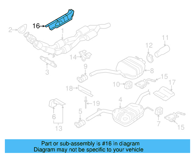 Heat Shield 3C0-825-671-K - View 7