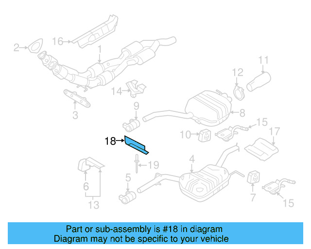 Heat Shield 3C9-825-716-A - View 11