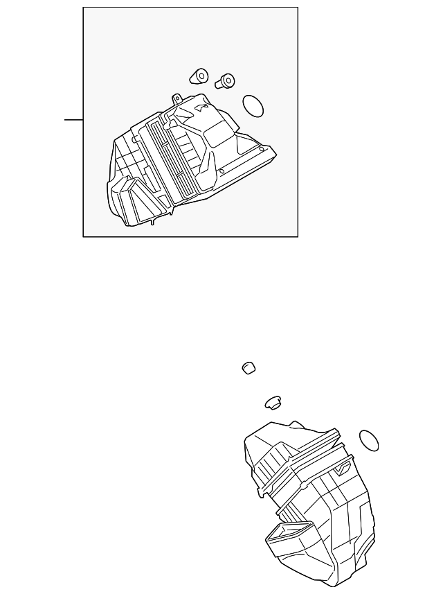 Air Cleaner Assembly 3D0-129-607-BJ - View 2