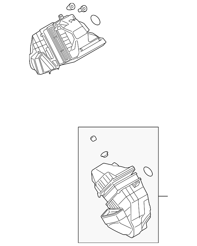 Air Cleaner Assembly 3D0-128-607-H - View 2